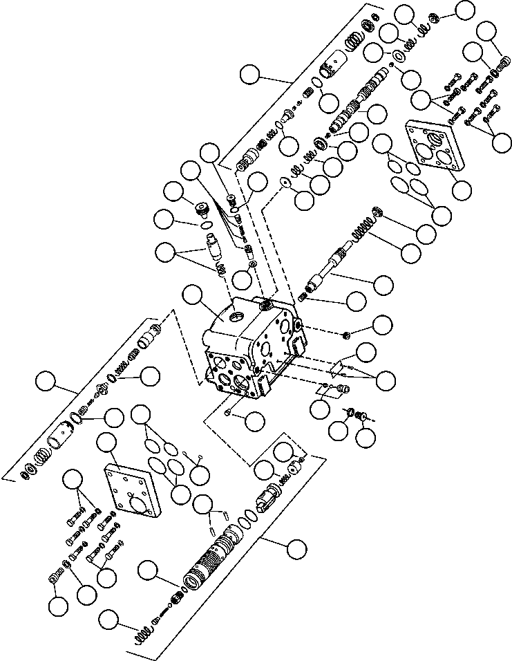 Komatsu parts book diagram for AFE50-G/H 830E S/N A30570-A30573, A30575-A30583 & A30586-A30588 LOS PELAMBRES: FLOW AMPLIFIER (PB6908)