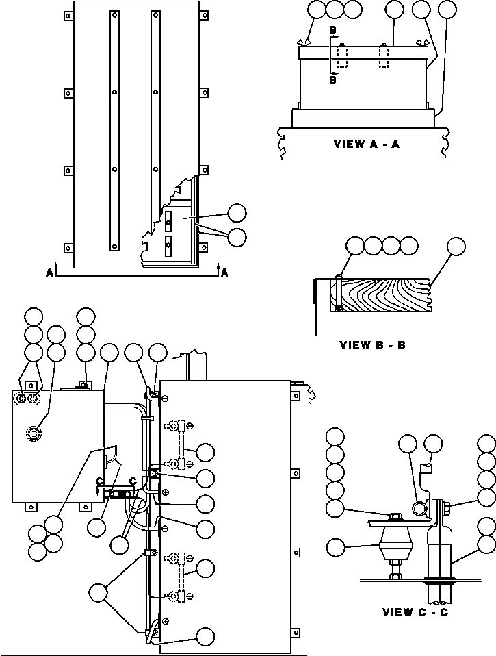 Komatsu parts book diagram for AFE50-G/H 830E S/N A30570-A30573, A30575-A30583 & A30586-A30588 LOS PELAMBRES: ELECTRIC START INSTALLATION