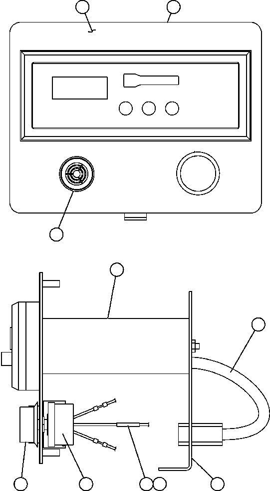 Komatsu parts book diagram for AFE50-GC 830E S/N GAE2170 & GAE2173 & GAE2175 & GAE2177            GLIDER KIT: RADIO MODULE (EJ8292)
