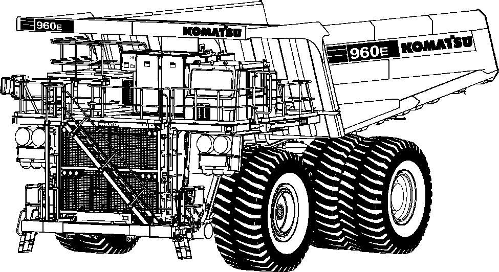 Dump Trucks Komatsu / AFE51-C 960E-1 S/N A30025 - A30026 HAIL CREEK(AFE51-C)