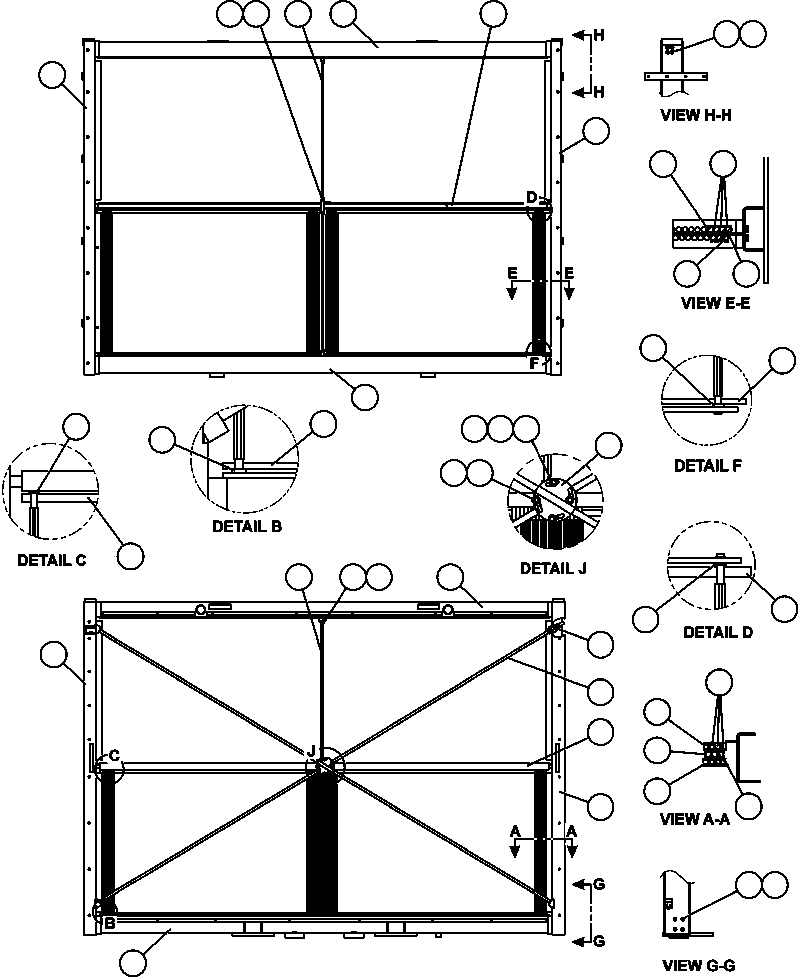 Komatsu parts book diagram for AFE52-AB 930E-3 S/N A30387-A30388 & A30391 & A30393 & A30397-A30398 & A30401 CHUQUICAMATA: LOW & HIGH TEMPERATURE CORES