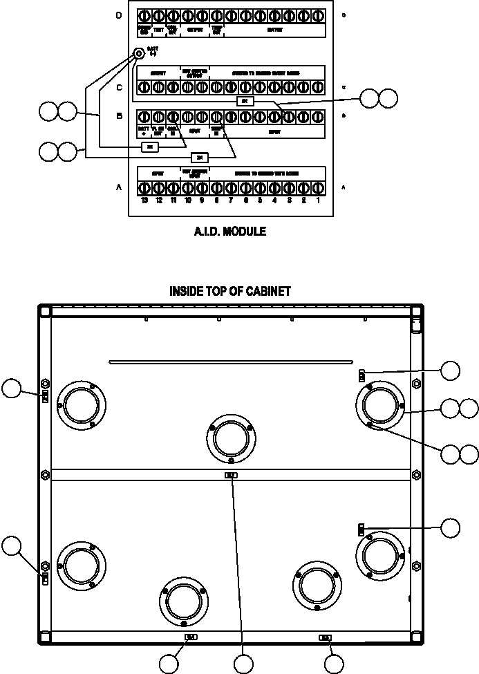 Komatsu parts book diagram for AFE52-AB 930E-3 S/N A30387-A30388 & A30391 & A30393 & A30397-A30398 & A30401 CHUQUICAMATA: AUXILIARY CONTROL CABINET COMPONENTS - 4