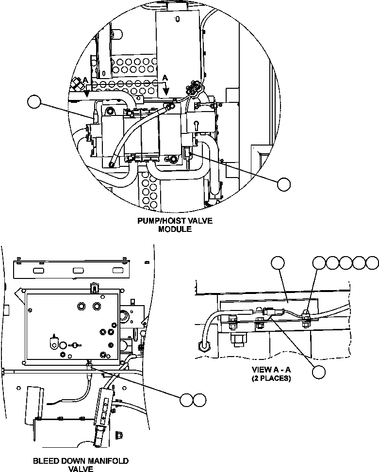Komatsu parts book diagram for AFE52-AB 930E-3 S/N A30387-A30388 & A30391 & A30393 & A30397-A30398 & A30401 CHUQUICAMATA: VHMS PRESSURE SENSOR INSTALLATION