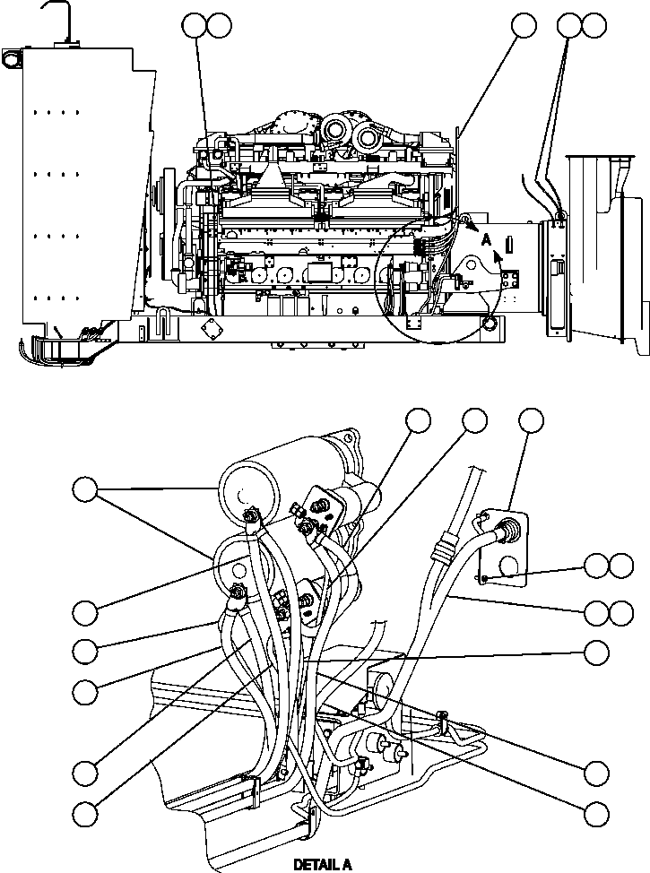Komatsu parts book diagram for AFE52-AB 930E-3 S/N A30387-A30388 & A30391 & A30393 & A30397-A30398 & A30401 CHUQUICAMATA: ENGINE ELECTRICAL - LEFT SIDE