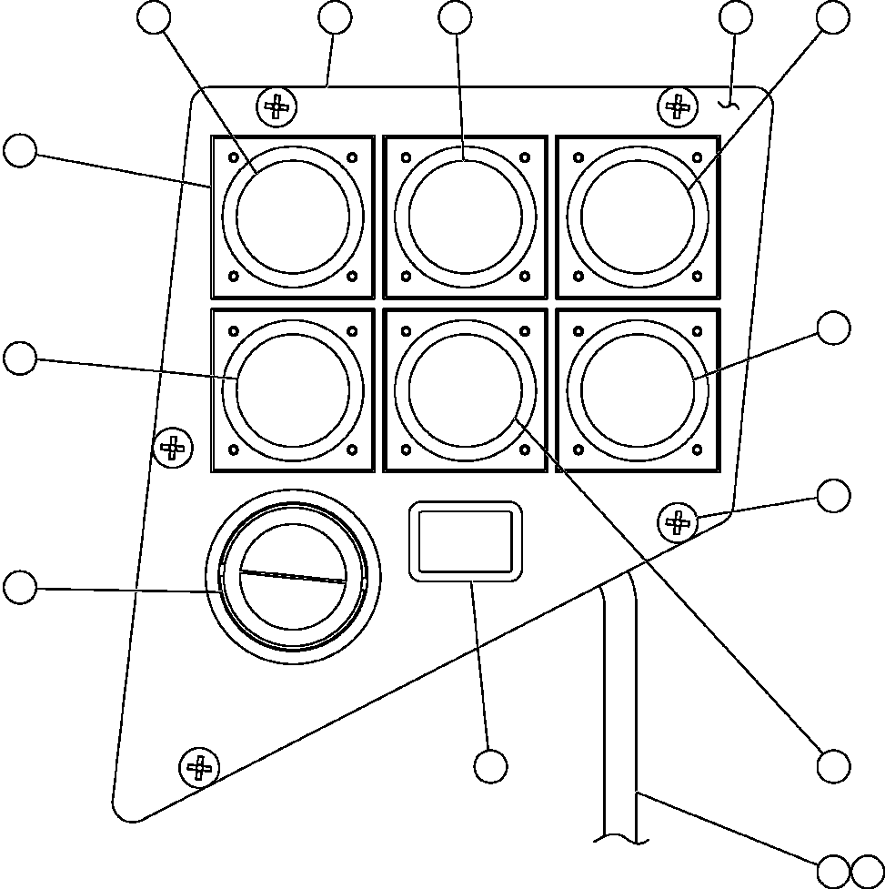 Komatsu parts book diagram for AFE52-J 930E-3 S/N A30336-A30340  KLEMKE: UPPER L.H. DASH MODULE