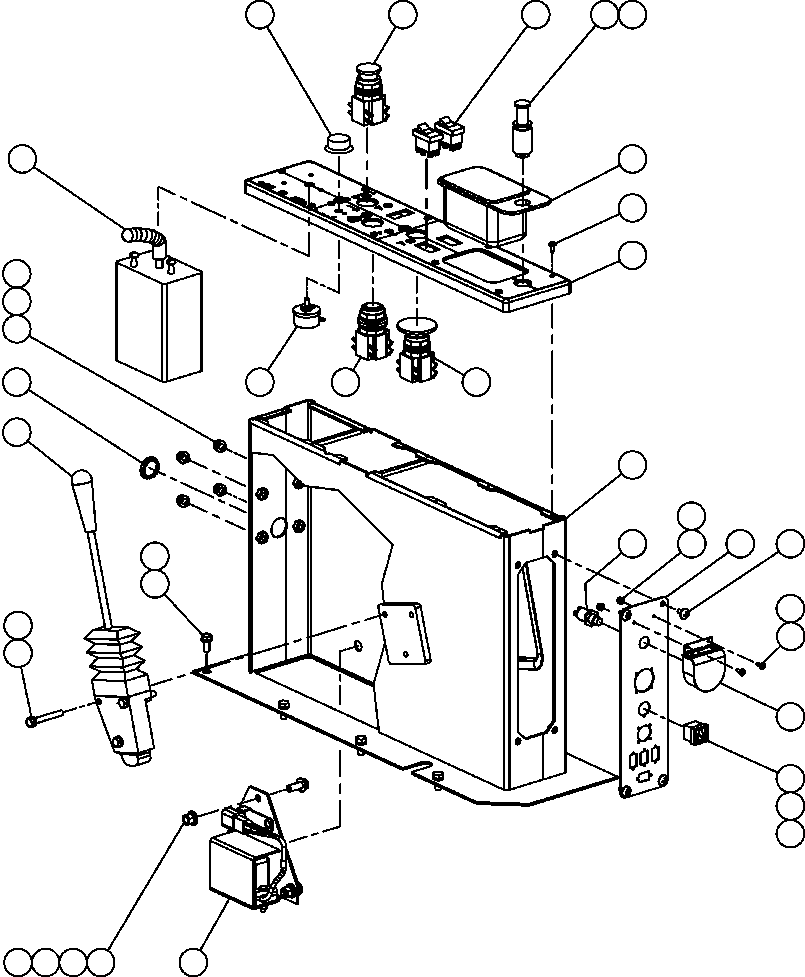 Komatsu parts book diagram for AFE52-J 930E-3 S/N A30336-A30340  KLEMKE: CONSOLE INSTALLATION