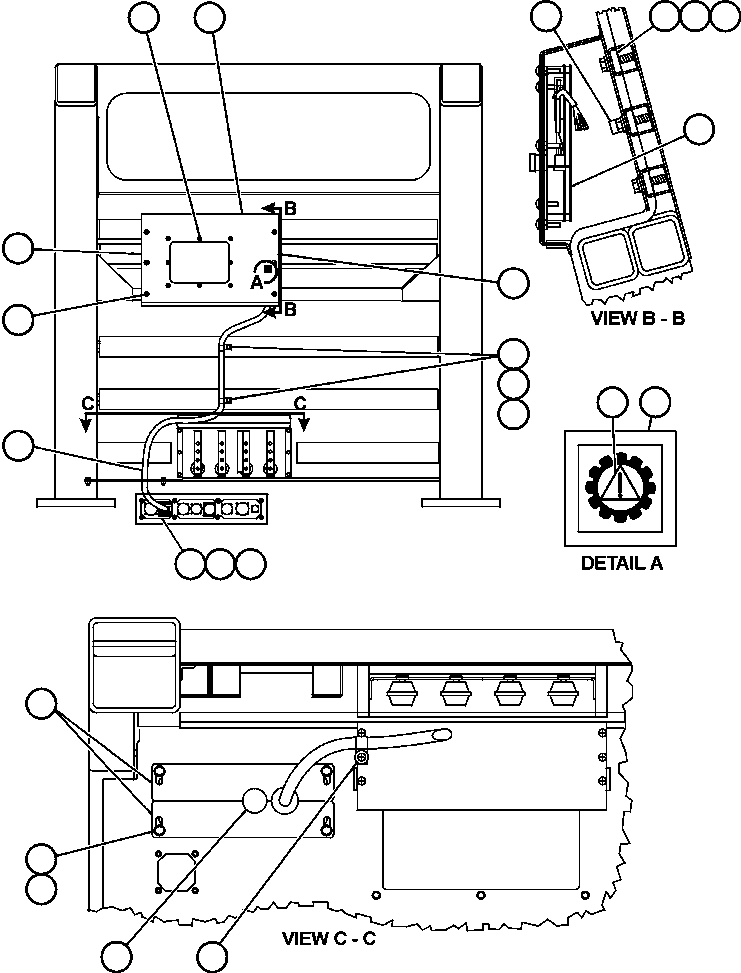 Komatsu parts book diagram for AFE52-J 930E-3 S/N A30336-A30340  KLEMKE: D.I.D. PANEL INSTALLATION