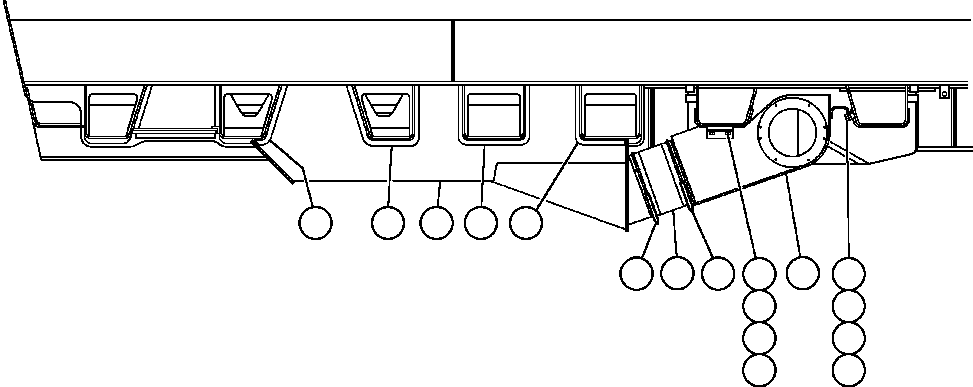 Komatsu parts book diagram for AFE52-J 930E-3 S/N A30336-A30340  KLEMKE: BODY HEATPAN INSTALLATION