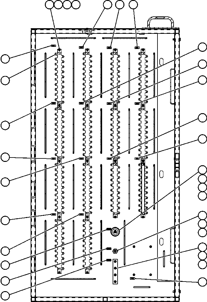 Komatsu parts book diagram for AFE52-J 930E-3 S/N A30336-A30340  KLEMKE: AUXILIARY CONTROL CABINET COMPONENTS - 3