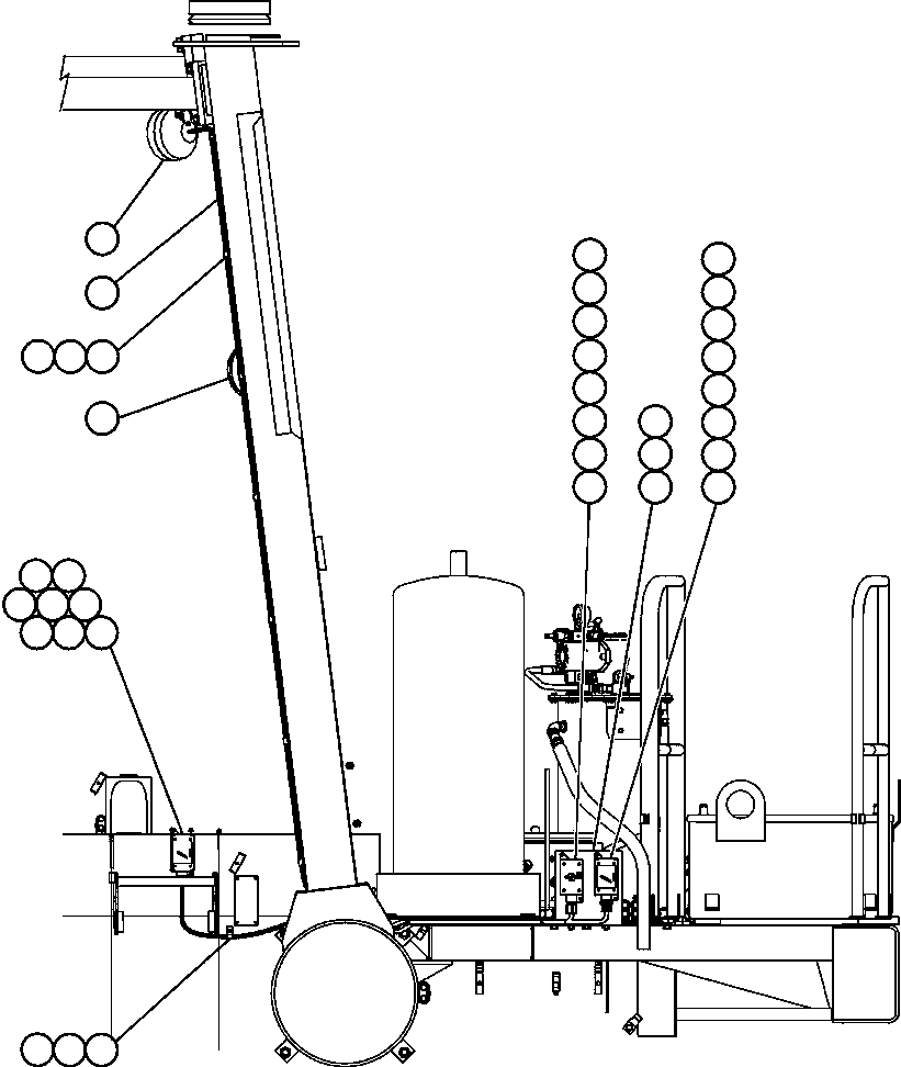 Komatsu parts book diagram for AFE52-J 930E-3 S/N A30336-A30340  KLEMKE: SERVICE LIGHT & SWITCHES INSTALLATION