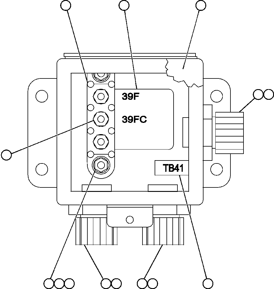 Komatsu parts book diagram for AFE52-J 930E-3 S/N A30336-A30340  KLEMKE: JUNCTION BOX ASSEMBLY - R.H. (EK7633)