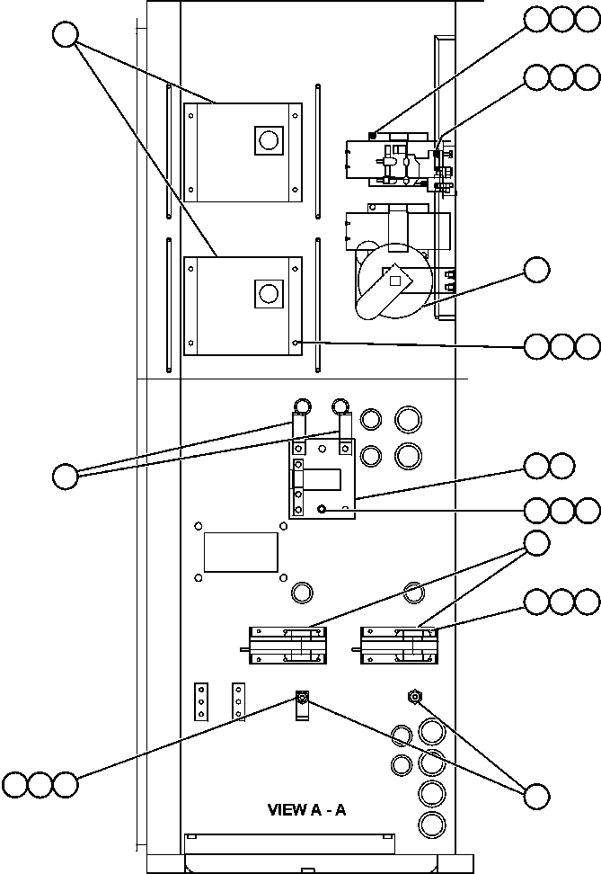 Komatsu parts book diagram for AFE52-J 930E-3 S/N A30336-A30340  KLEMKE: CONTROL CABINET (LEFT INSIDE WALL)