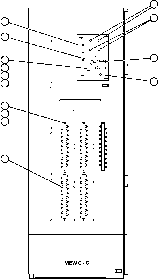 Komatsu parts book diagram for AFE52-J 930E-3 S/N A30336-A30340  KLEMKE: CONTROL CABINET (RIGHT INSIDE WALL)