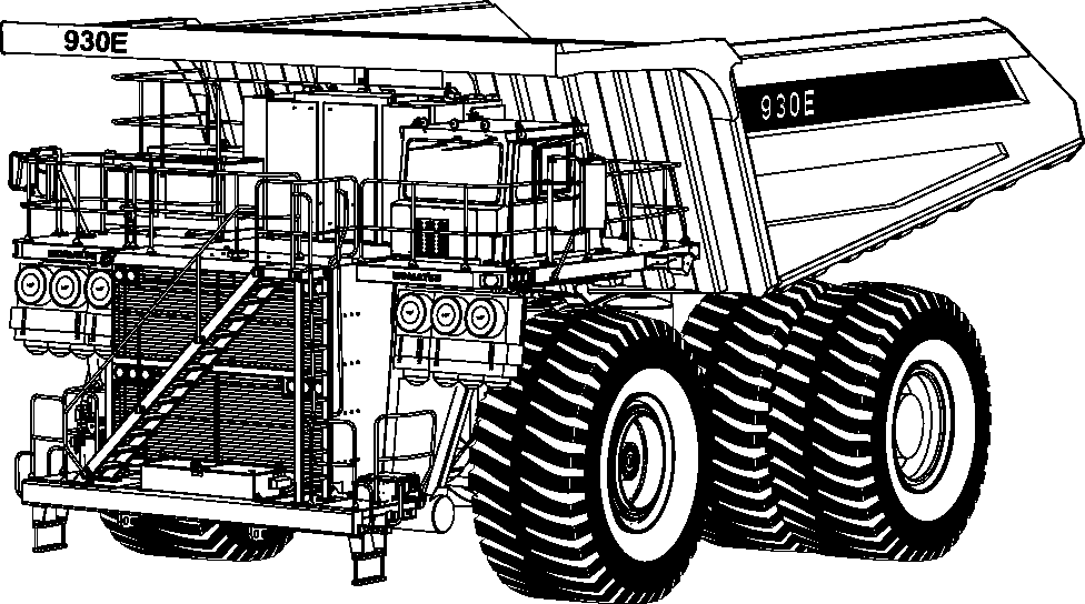 Dump Trucks Komatsu / AFE53-A 930E-3SE S/N A30171, A30318 - A30319 & A30322  BINGHAM CANYON(AFE53-A)