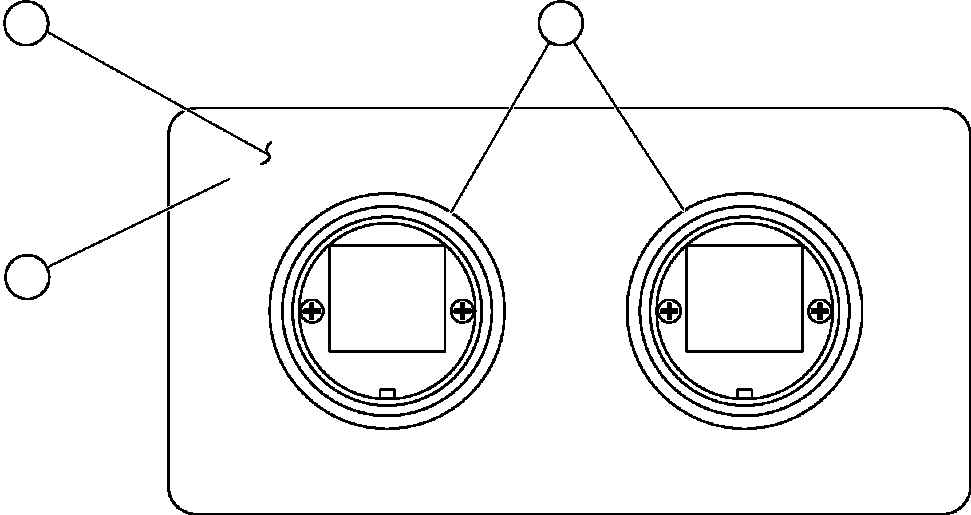 Komatsu parts book diagram for AFE57-AA 830E-AC S/N A30106 - A30108      ELK VALLEY COAL: AIR FILTER RESTRICTOR GAUGE MODULE (EL1086)