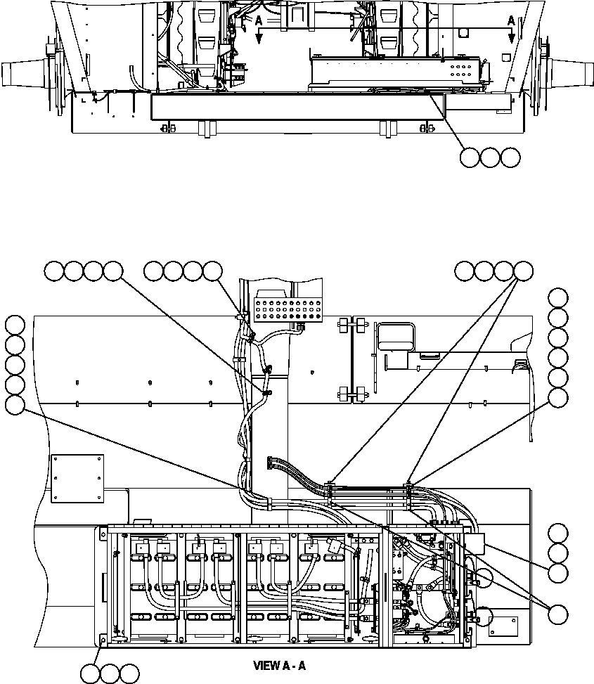 Komatsu parts book diagram for AFE57-AA 830E-AC S/N A30106 - A30108      ELK VALLEY COAL: WIRING INSTALLATION