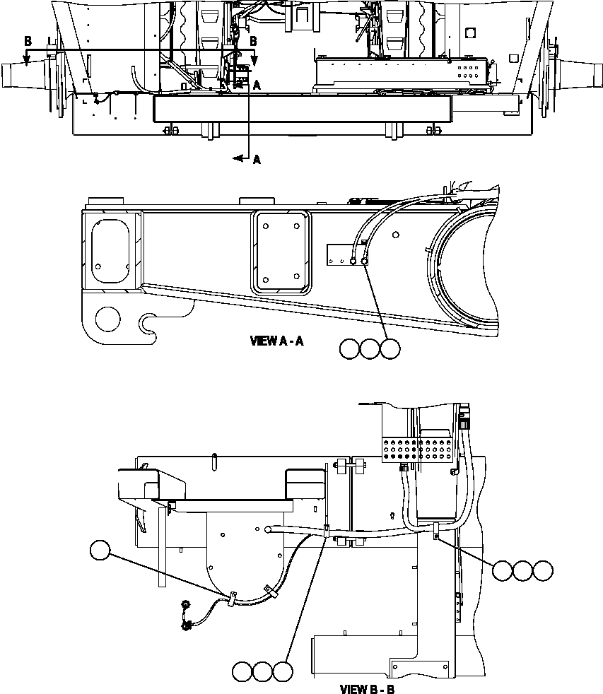 Komatsu parts book diagram for AFE57-AA 830E-AC S/N A30106 - A30108      ELK VALLEY COAL: WIRING INSTALLATION - 1