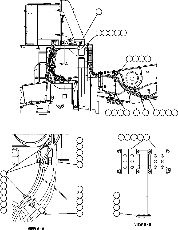 Komatsu parts book diagram for AFE57-AA 830E-AC S/N A30106 - A30108      ELK VALLEY COAL: POWER WIRING INSTALLATION