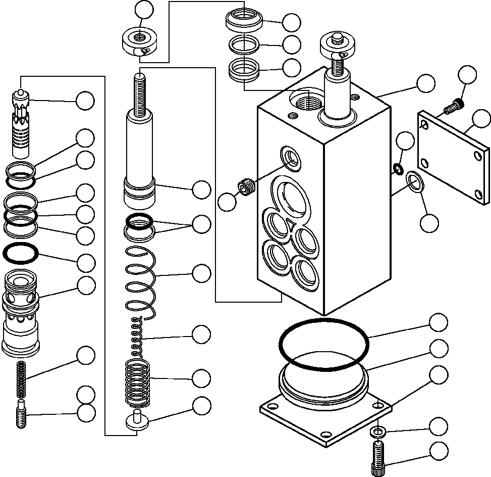 Komatsu parts book diagram for AFE57-AA 830E-AC S/N A30106 - A30108      ELK VALLEY COAL: BRAKE VALVE SUB-ASSEMBLY - 2 (BF1851)