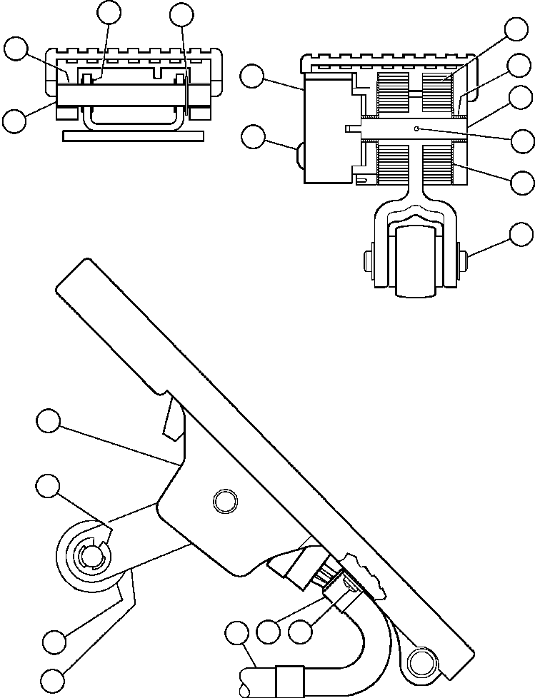 Komatsu parts book diagram for AFE57-AA 830E-AC S/N A30106 - A30108      ELK VALLEY COAL: ELECTRONIC TREADLE - 1 (PC1997)