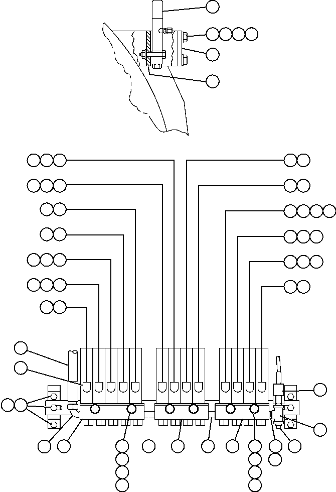 Komatsu parts book diagram for AFE57-AA 830E-AC S/N A30106 - A30108      ELK VALLEY COAL: AUTOMATIC LUBRICATION SYSTEM - 2