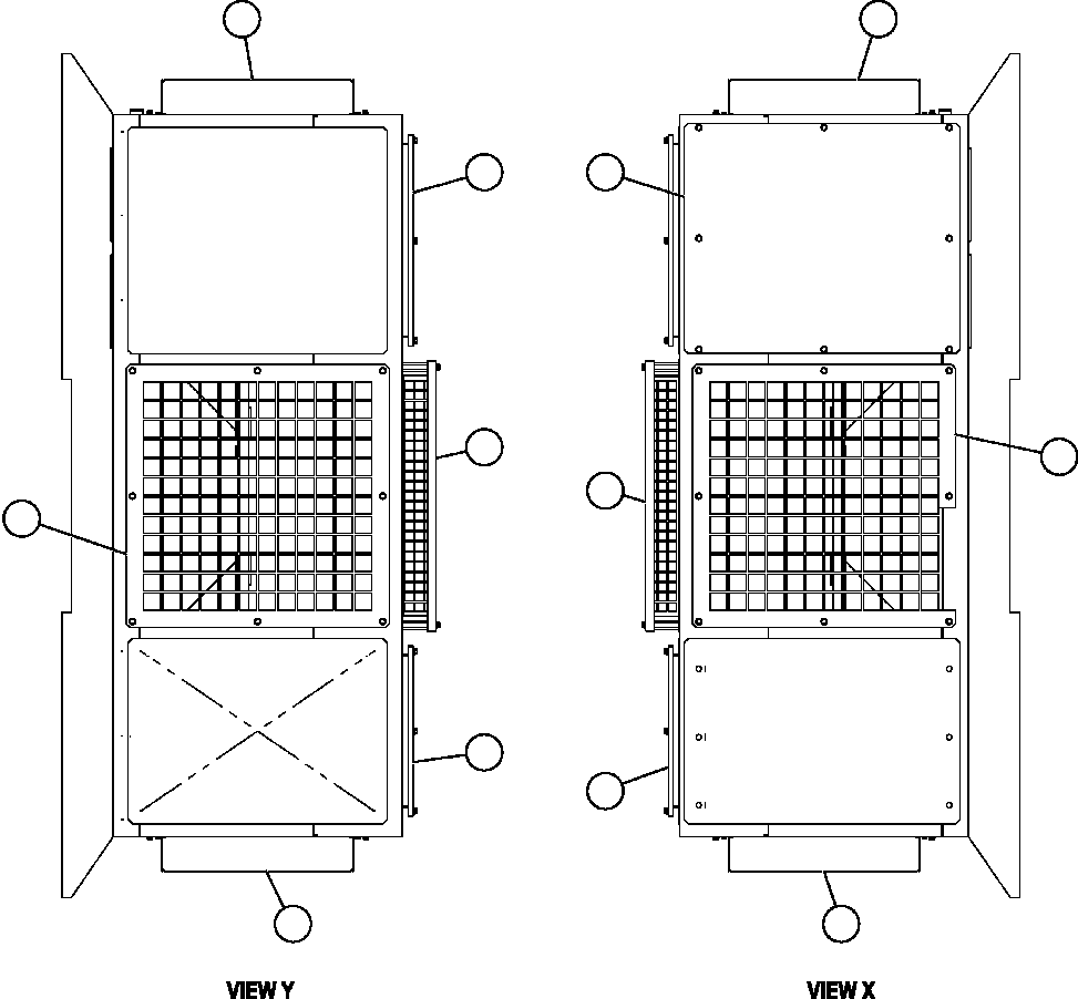 Komatsu parts book diagram for AFE57-AA 830E-AC S/N A30106 - A30108      ELK VALLEY COAL: RETARDING GRID ASSEMBLY - 4 (PC1645)