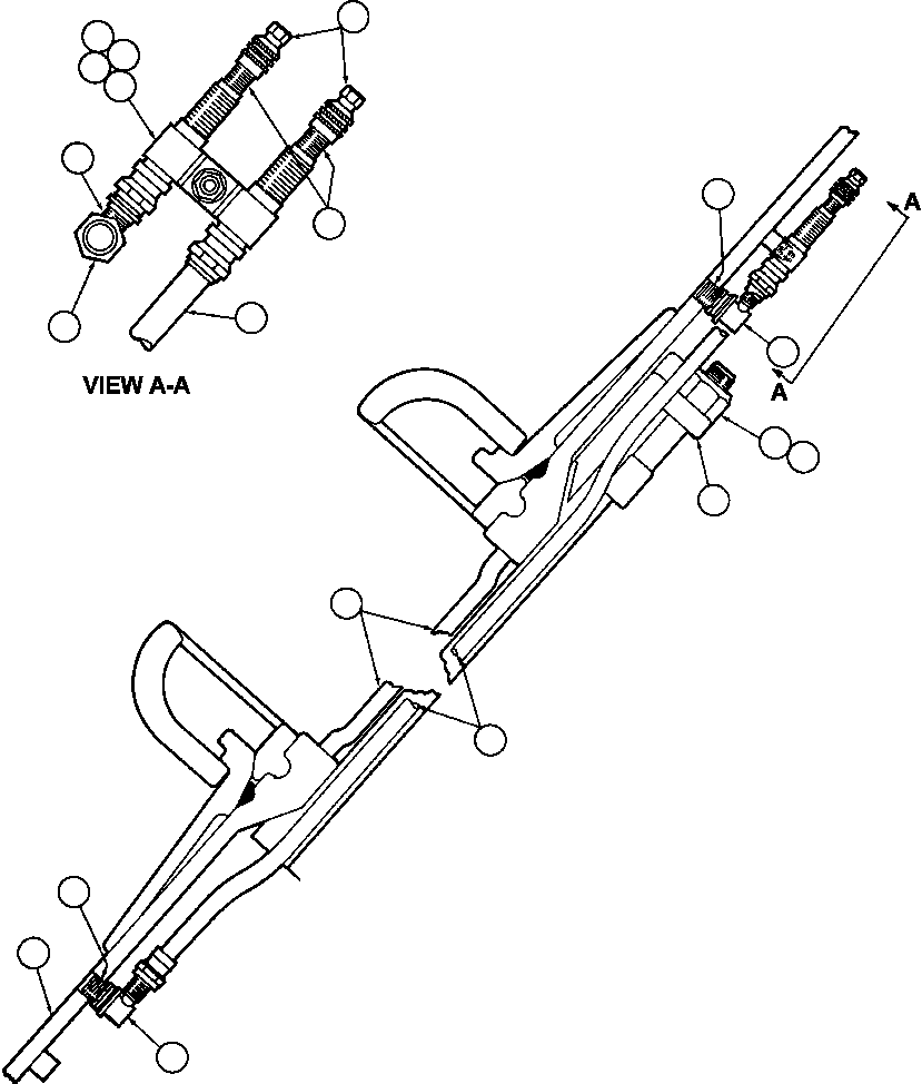 Komatsu parts book diagram for AFE57-AM 830E-1AC S/N A30162, A30163, A30165 - A30167, A30170 - A30173     MACARTHUR: REAR WHEEL & MOUNTING