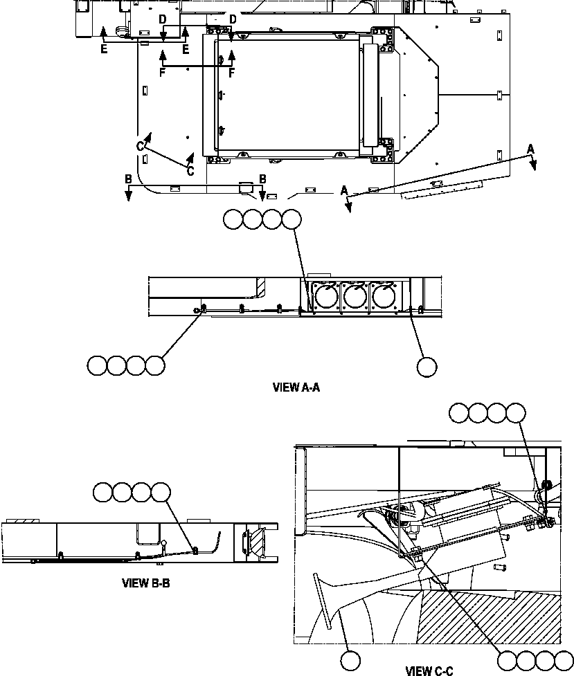 Komatsu parts book diagram for AFE57-AM 830E-1AC S/N A30162, A30163, A30165 - A30167, A30170 - A30173     MACARTHUR: LEFT DECK ELECTRICAL GROUP