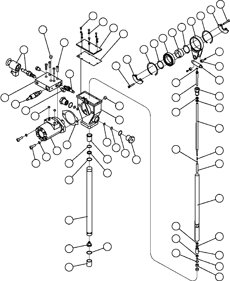 Komatsu parts book diagram for AFE57-AQ 830E-1AC S/N A30174-A30176 & A30183 - A30185     HUNTER VALLEY: LUBE PUMP ASSEMBLY (XA4126)