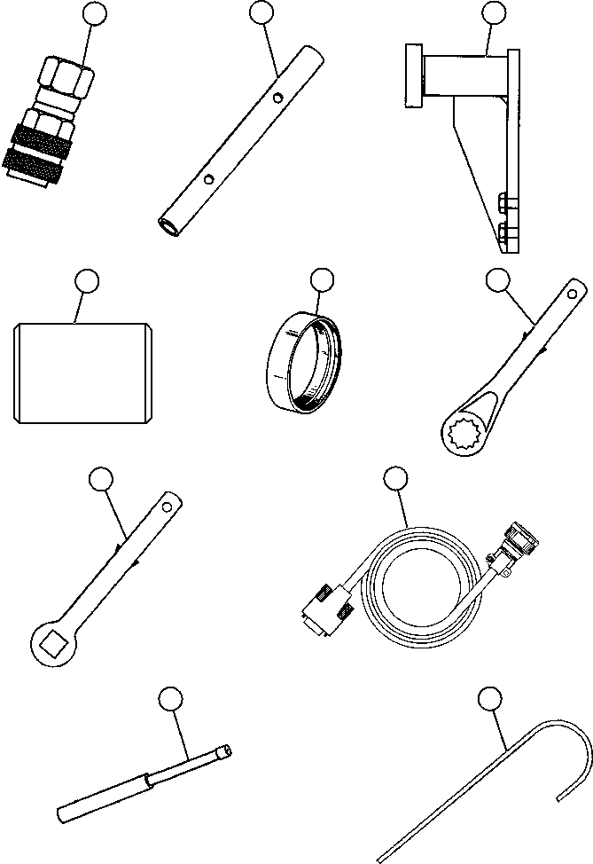 Komatsu parts book diagram for AFE57-AQ 830E-1AC S/N A30174-A30176 & A30183 - A30185     HUNTER VALLEY: TOOL GROUP - DOMESTIC (EL9496)
