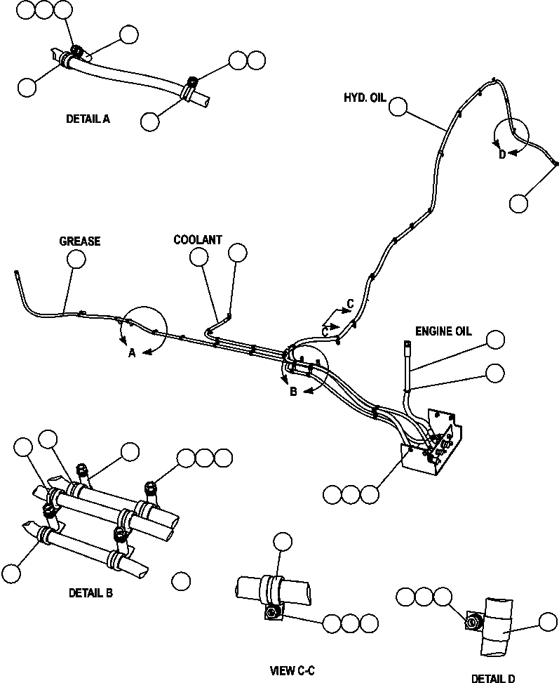 Komatsu parts book diagram for AFE57-AQ 830E-1AC S/N A30174-A30176 & A30183 - A30185     HUNTER VALLEY: L.H. SERVICE CENTER