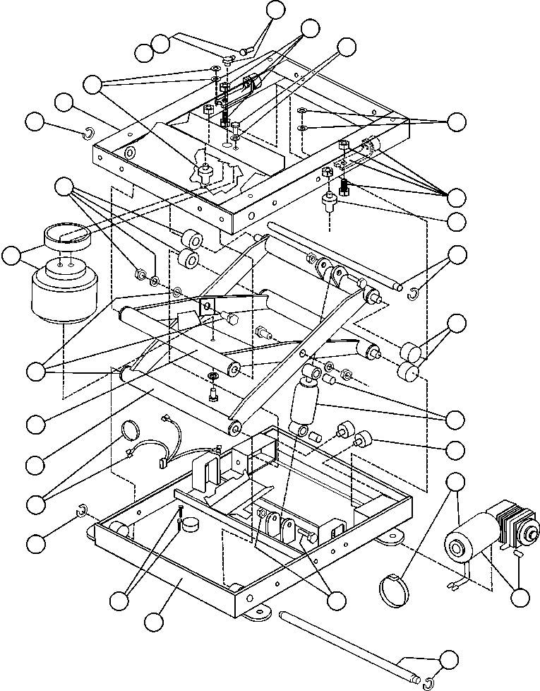 Komatsu parts book diagram for AFE57-AT 830E-1AC S/N A30182, A30186-A30187, A30191-A30193      CARDINAL RIVER / NORTH AMERICAN CONSTRUCTION: OPERATOR'S SEAT ASSEMBLY   6/6 (PC2324)