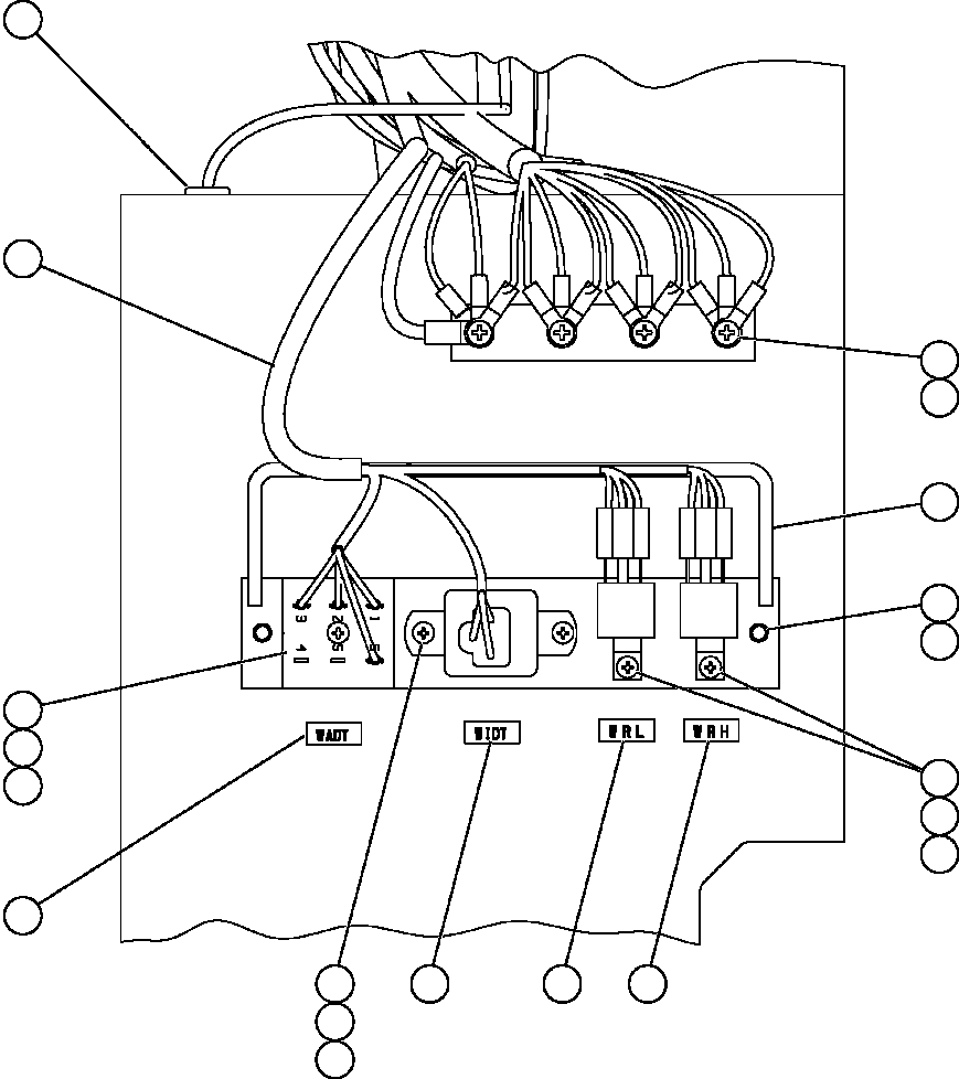 Komatsu parts book diagram for AFE57-AT 830E-1AC S/N A30182, A30186-A30187, A30191-A30193      CARDINAL RIVER / NORTH AMERICAN CONSTRUCTION: WIPER/WASHER TIMER DELAY MODULES