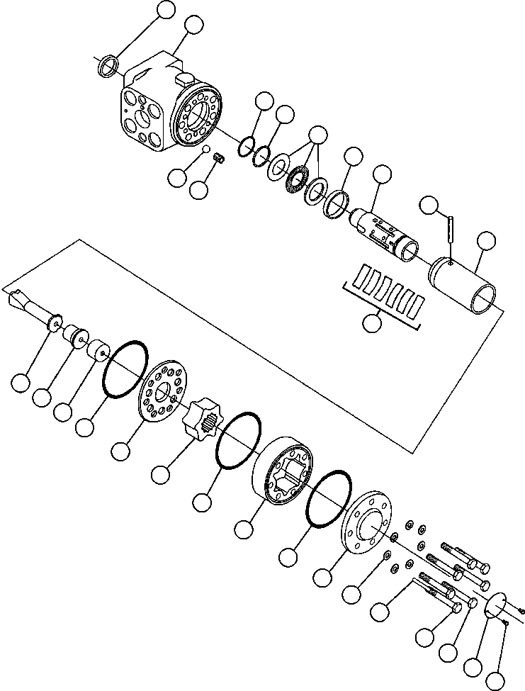 Komatsu parts book diagram for AFE57-AV 830E-1AC S/N A30194 - A30195    YANDICOOGINA: STEERING CONTROL UNIT (PB6905)