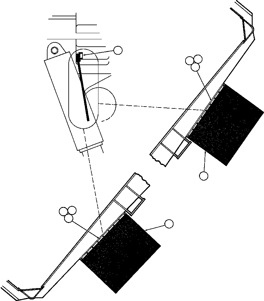 Komatsu parts book diagram for AFE57-AV 830E-1AC S/N A30194 - A30195    YANDICOOGINA: MUD FLAP INSTALLATION ( 2/2)