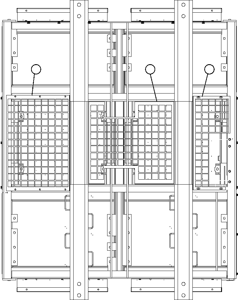 Komatsu parts book diagram for AFE57-AV 830E-1AC S/N A30194 - A30195    YANDICOOGINA: RETARDING GRID ASSEMBLY   6/7 (PC2523)