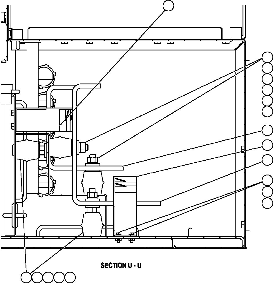 Komatsu parts book diagram for AFE57-C 830E-AC S/N A30005 & A30009-A30010 & A30012-A30013         MINERA HUASCO (CMH): CONTROL CABINET TOP - DETAIL - 1 (PC1703)