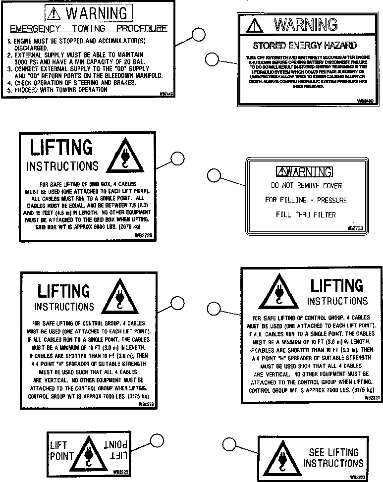 Komatsu parts book diagram for AFE57-CB 830E-1AC S/N A30340 - A30343     FELIX RESOURCES: DECALS & WARNINGS ( 3/5)