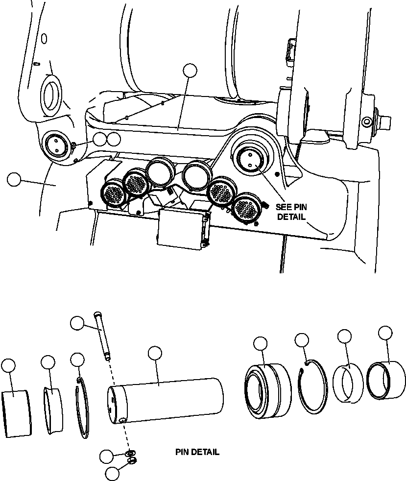 Komatsu parts book diagram for AFE57-CB 830E-1AC S/N A30340 - A30343     FELIX RESOURCES: SWAY BAR INSTALLATION