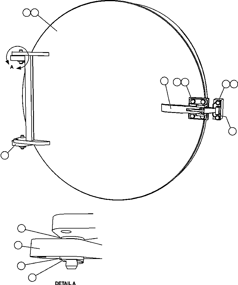 Komatsu parts book diagram for AFE57-CB 830E-1AC S/N A30340 - A30343     FELIX RESOURCES: REAR HATCH COVER INSTALLATION