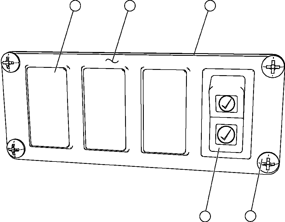 Komatsu parts book diagram for AFE57-CB 830E-1AC S/N A30340 - A30343     FELIX RESOURCES: UPPER LH DASH MODULE (EL4149)