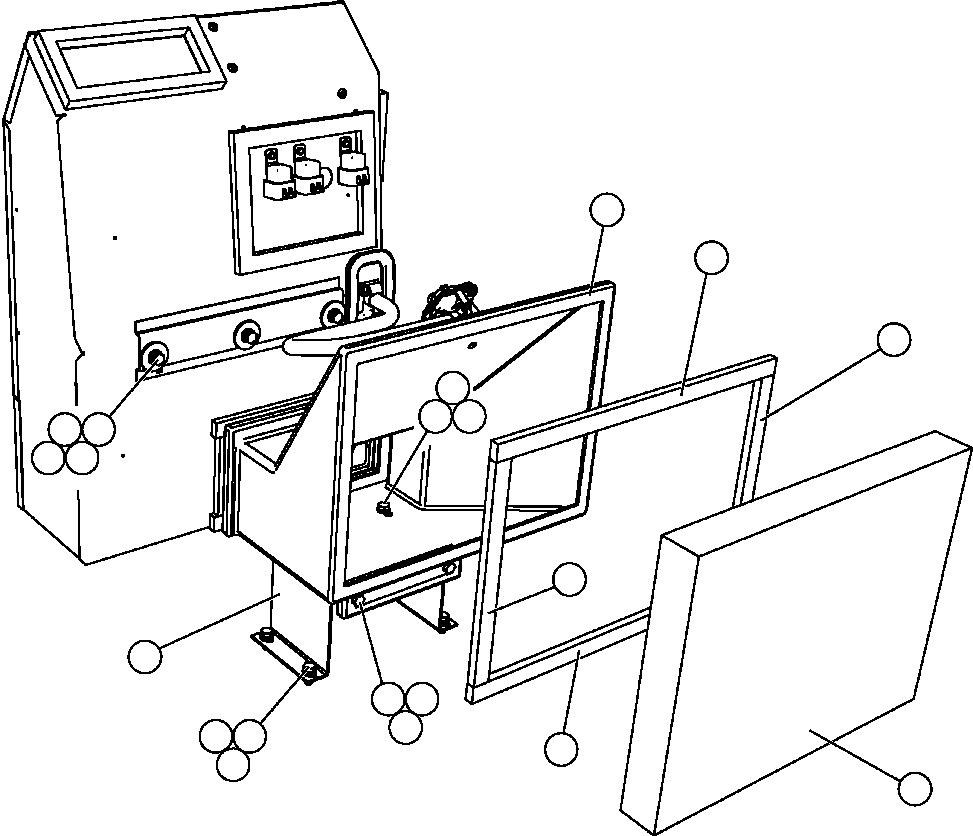 Komatsu parts book diagram for AFE57-CB 830E-1AC S/N A30340 - A30343     FELIX RESOURCES: HVAC INSTALLATION ( 1/2)