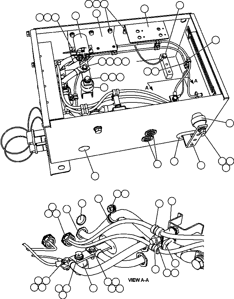 Komatsu parts book diagram for AFE57-CB 830E-1AC S/N A30340 - A30343     FELIX RESOURCES: BATTERY BOX ( 4/5)