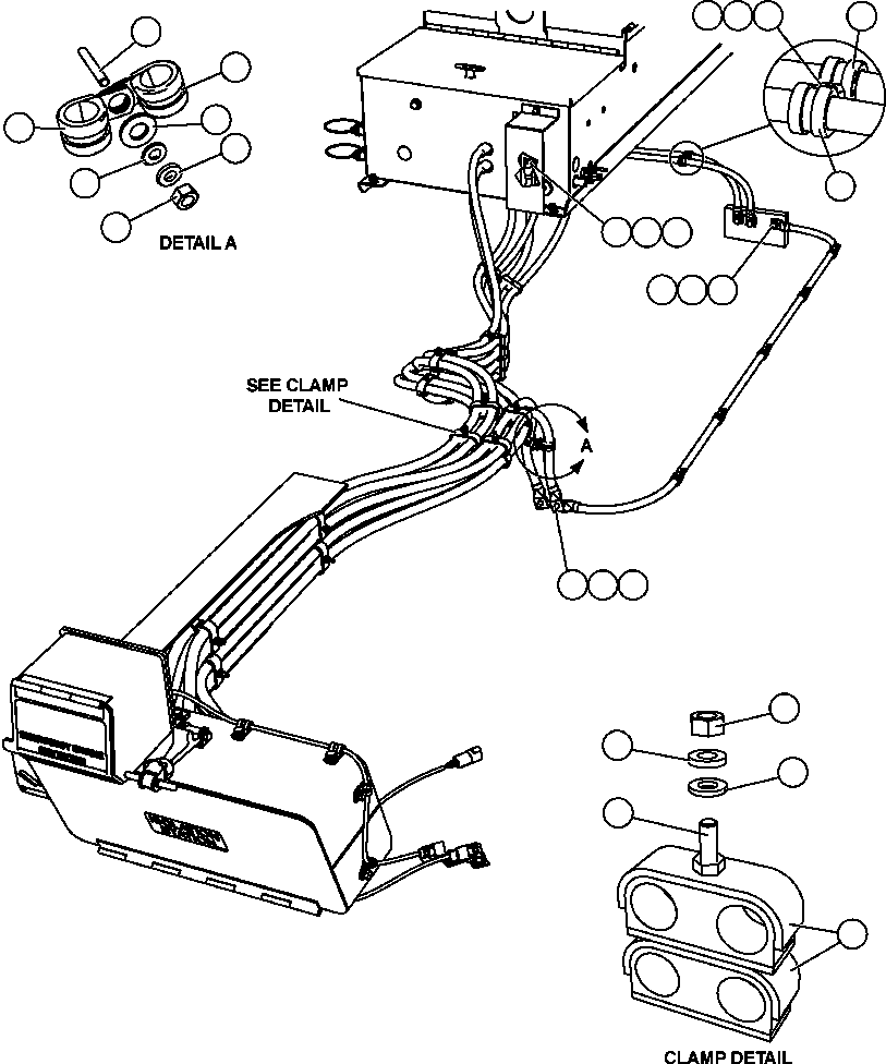Komatsu parts book diagram for AFE57-CB 830E-1AC S/N A30340 - A30343     FELIX RESOURCES: BATTERY BOX WIRING ( 2/2)