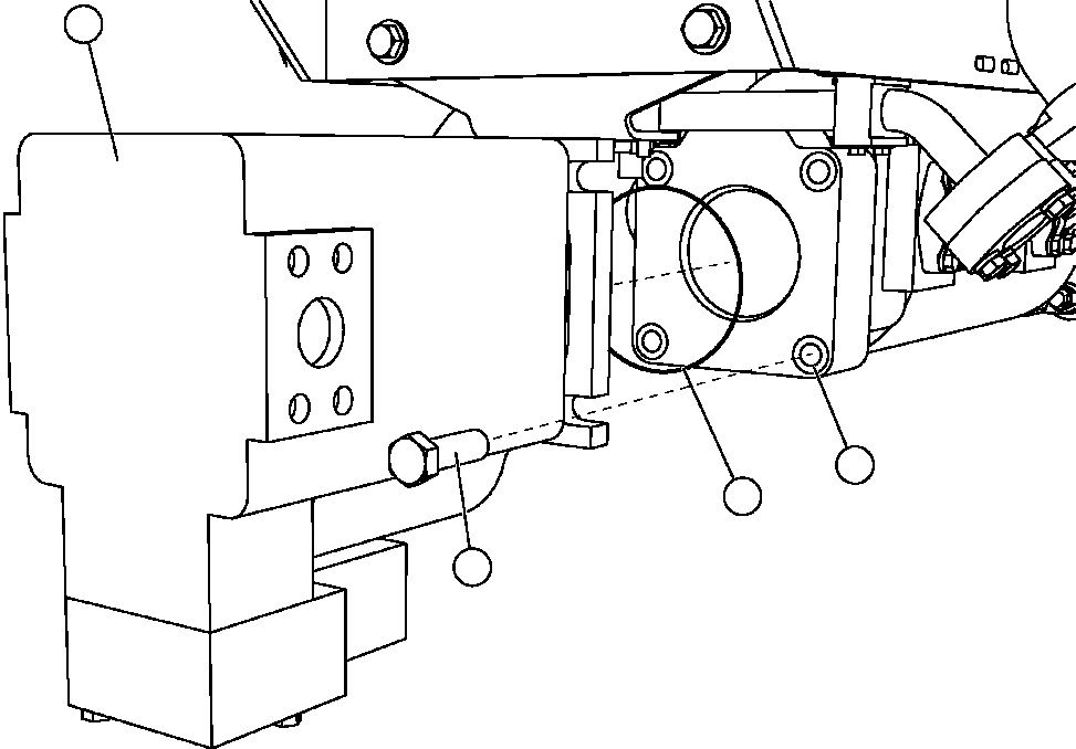 Komatsu parts book diagram for AFE57-CB 830E-1AC S/N A30340 - A30343     FELIX RESOURCES: STEERING PUMP INSTALLATION