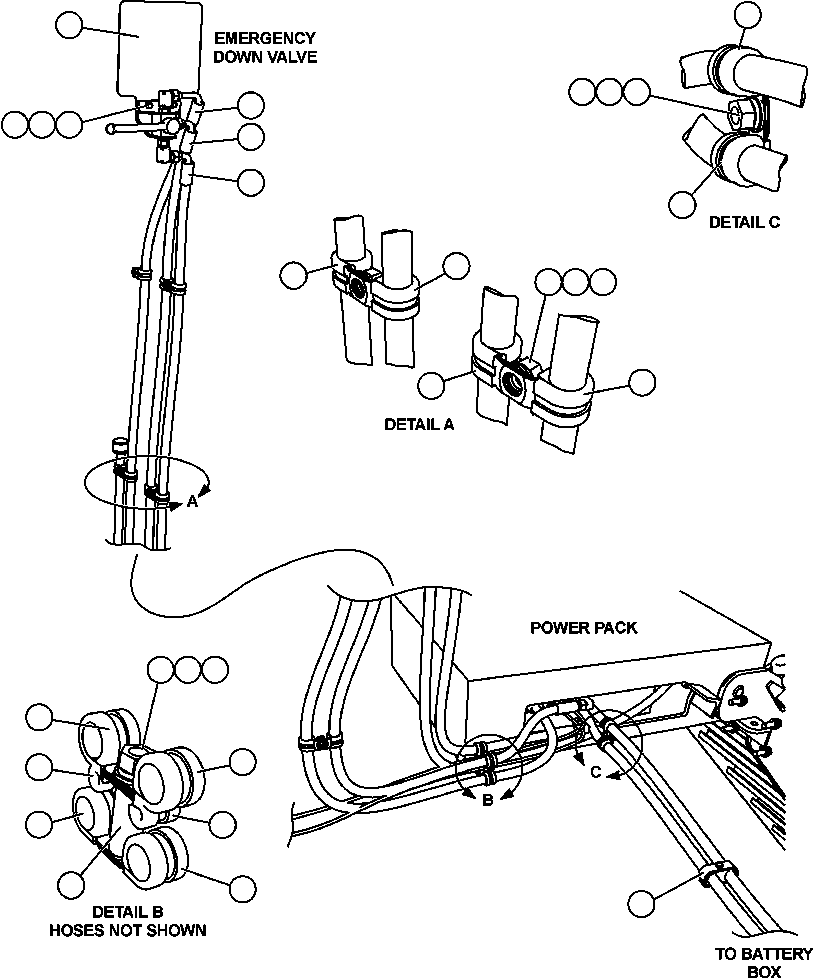 Komatsu parts book diagram for AFE57-CB 830E-1AC S/N A30340 - A30343     FELIX RESOURCES: RETRACTABLE LADDER ( 2/3)