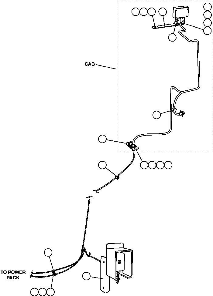 Komatsu parts book diagram for AFE57-CB 830E-1AC S/N A30340 - A30343     FELIX RESOURCES: RETRACTABLE LADDER ( 3/3)