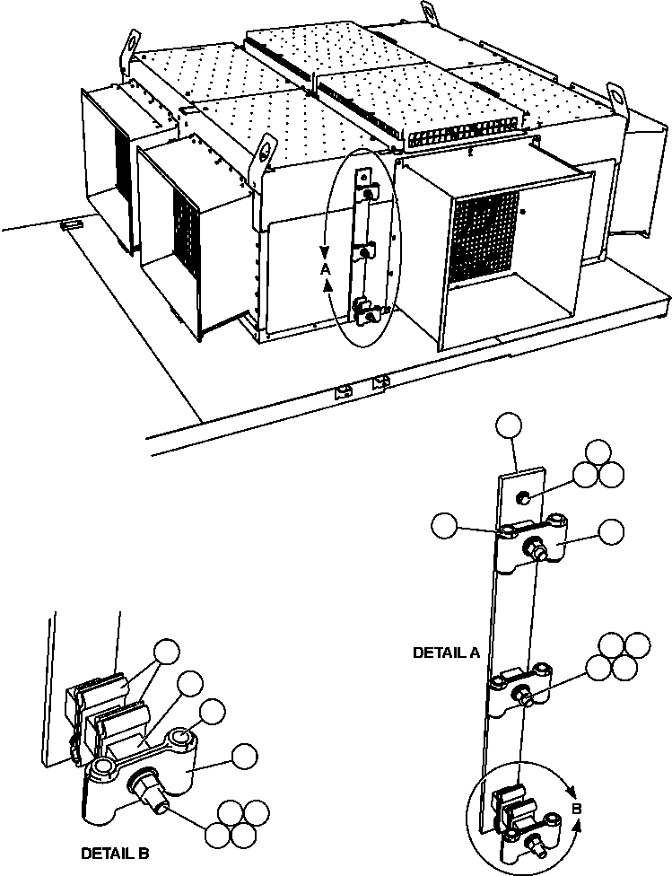 Komatsu parts book diagram for AFE57-CB 830E-1AC S/N A30340 - A30343     FELIX RESOURCES: RETARDING GRID INSTALLATION ( 2/2)