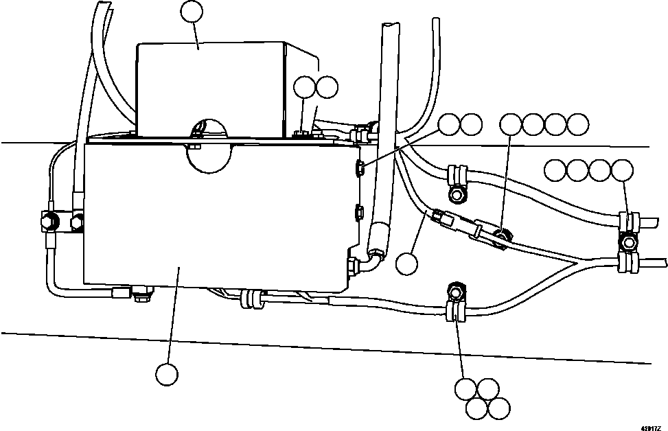 Komatsu parts book diagram for AFE57-CV 830E-1AC S/N A30461 - A30463 & A30470 - A30472     BARRICK BALD MOUNTAIN: STARTING SYSTEM WIRING  3/5