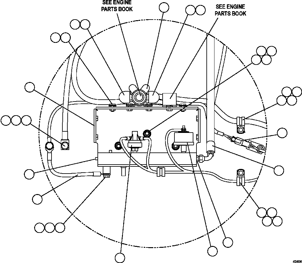 Komatsu parts book diagram for AFE57-CV 830E-1AC S/N A30461 - A30463 & A30470 - A30472     BARRICK BALD MOUNTAIN: STARTING SYSTEM WIRING  4/5